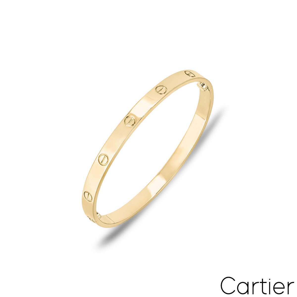 Cartier Yellow Gold Love Bracelet Size 16 B6035516
